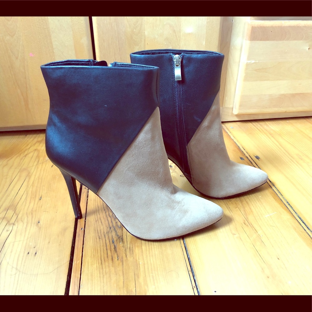 Color block booties!